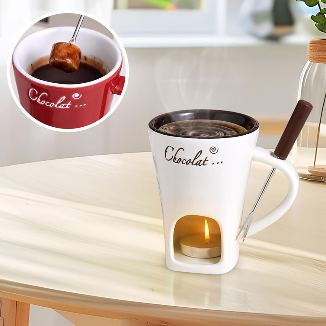 Taza para derretir chocolate