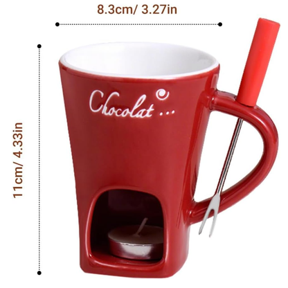 Taza para derretir chocolate